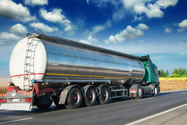 image of a home heating oil delivery truck