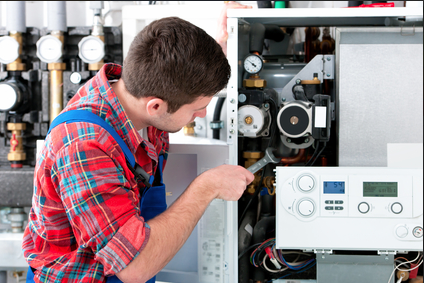 servicing heating systems