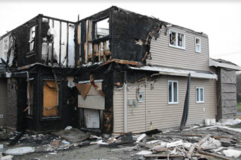 Jim Thorpe PA Home After A Natural Gas Leak Explosion