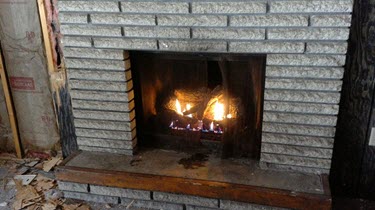 gas fireplace