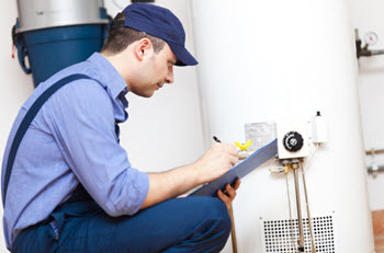 water heater inspection by plumber