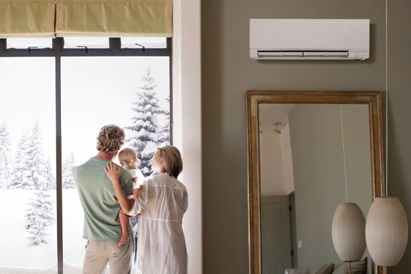 Jim Thorpe family with ductless heating and cooling