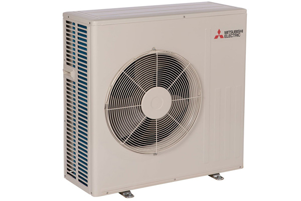 image of a mitsubishi outdoor condenser