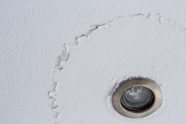 image of a ceiling water leak