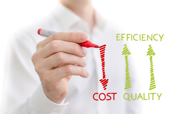 image of efficiency vs cost depicting hvac efficiency