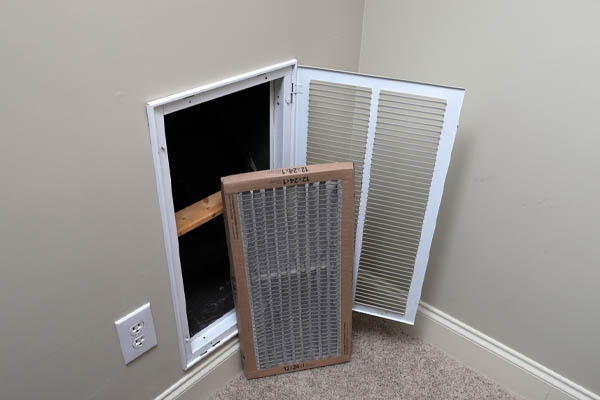 image of a dirty air conditioner filter causing ac tripping breaker