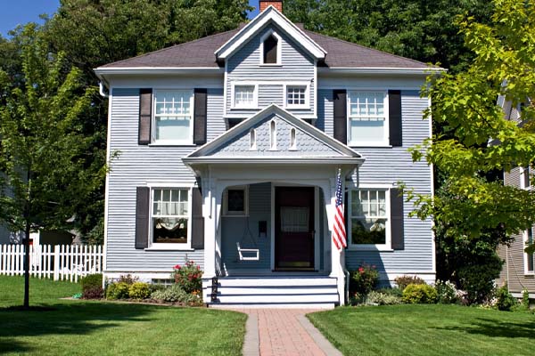 image of a house without ductwork depicting cooling options for older homes