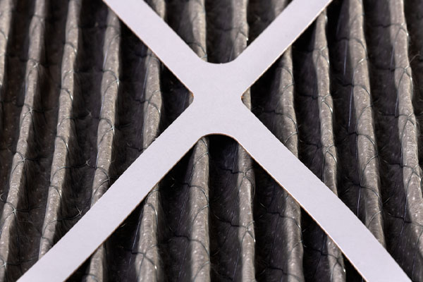 image of a dirty hvac filter that needs a replacement for indoor air quality