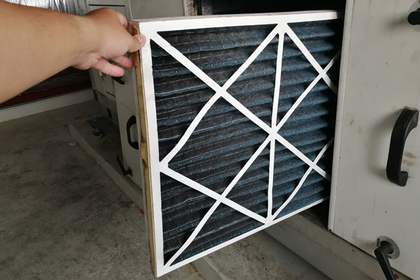 image of a furnace filter replacement for heating system efficiency